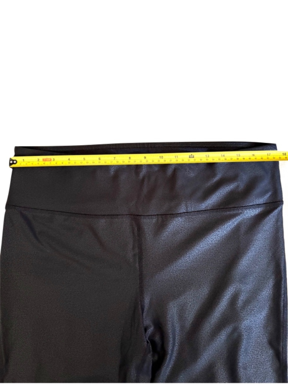 4/$29 Mr Basics legging 2XL black faux leather - Picture 6 of 6